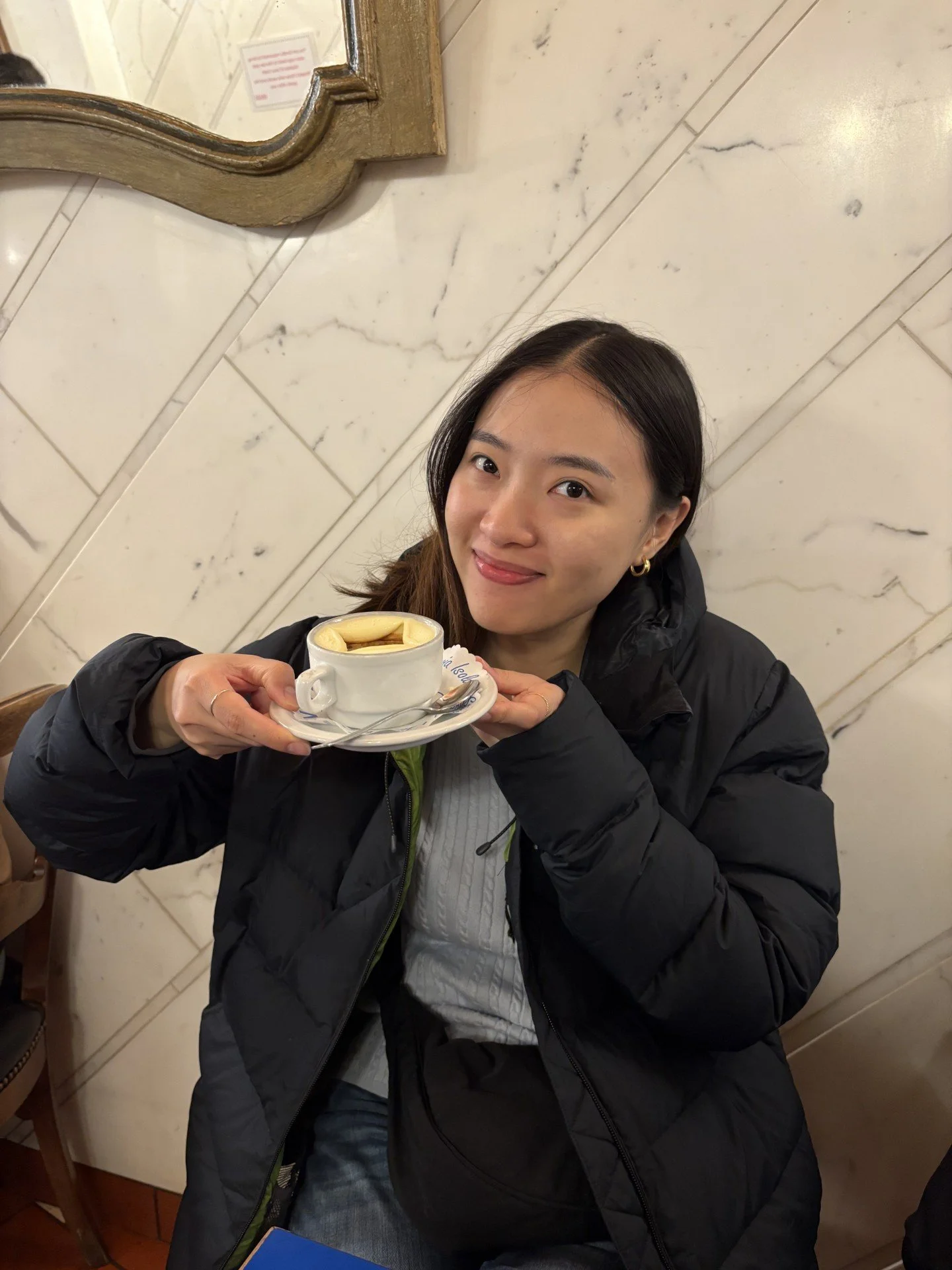 Pharmacist Carmen smiling in a casual photo