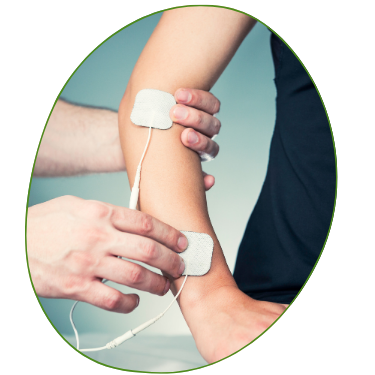Electrode sensors placed on a wrist for a body composition scan