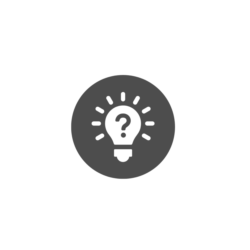 Icon representing curiosity and continuous learning