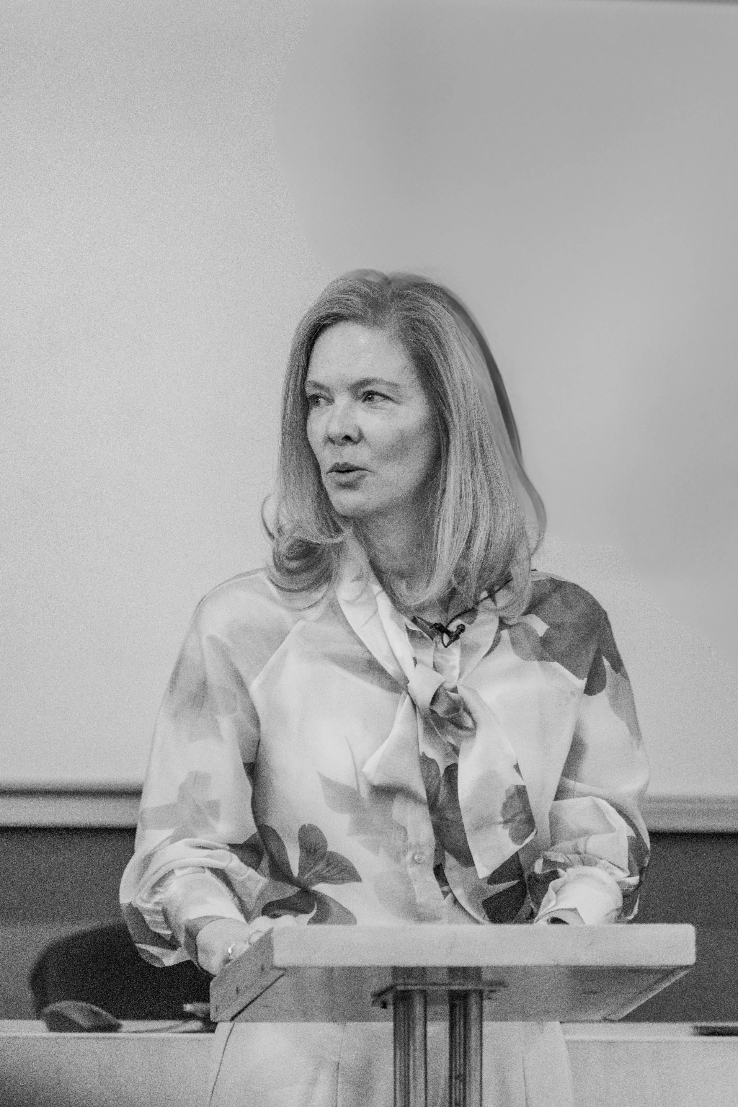 Businesswoman presenting at a Scale Up Partners conference in Johannesburg, April 2025