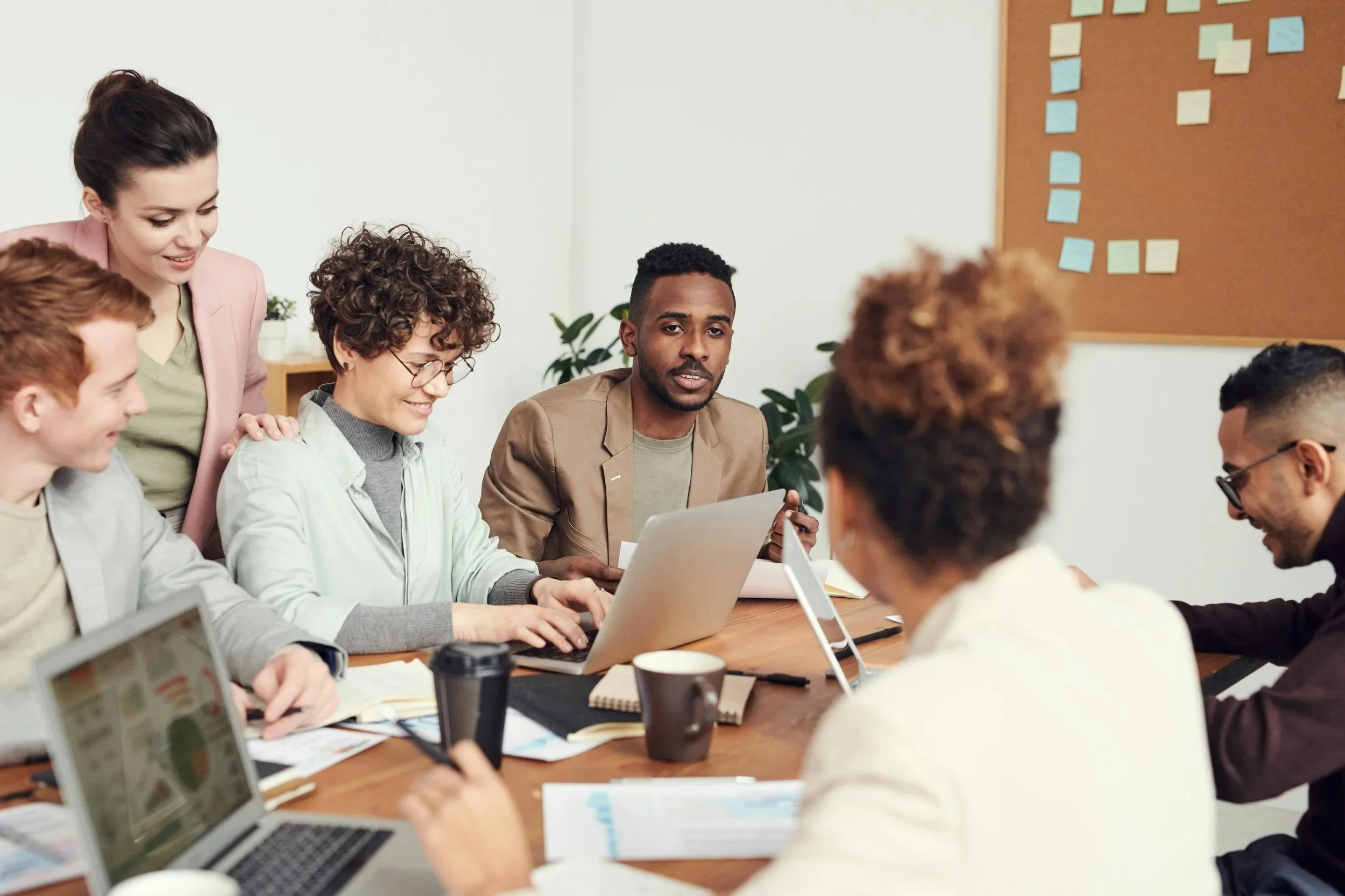 Leadership team discussion during a structured business growth session