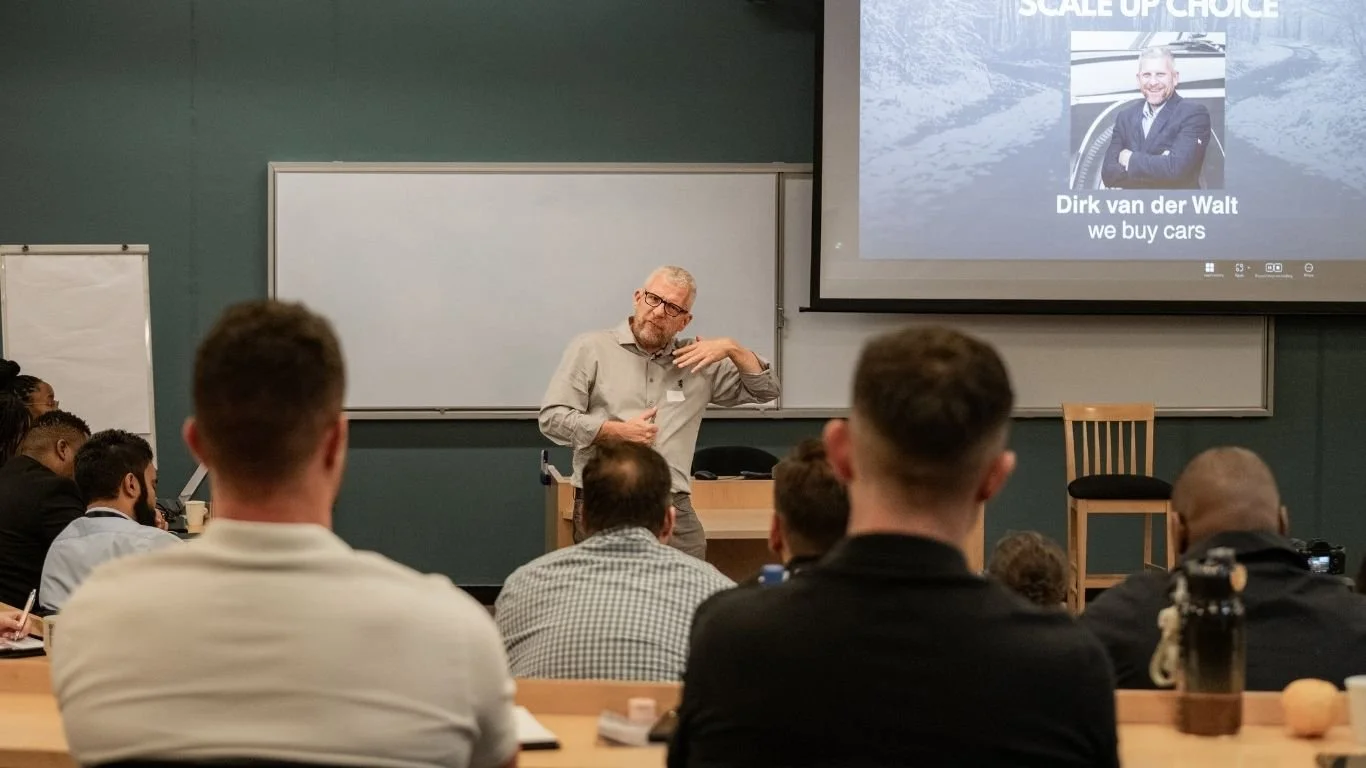 Presentation held by a leader at the leadership conference that was held by the partners at Scale Up Partners in Johannesburg, April 2025