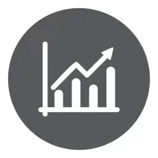 Icon representing operational optimisation and reduced management complexity