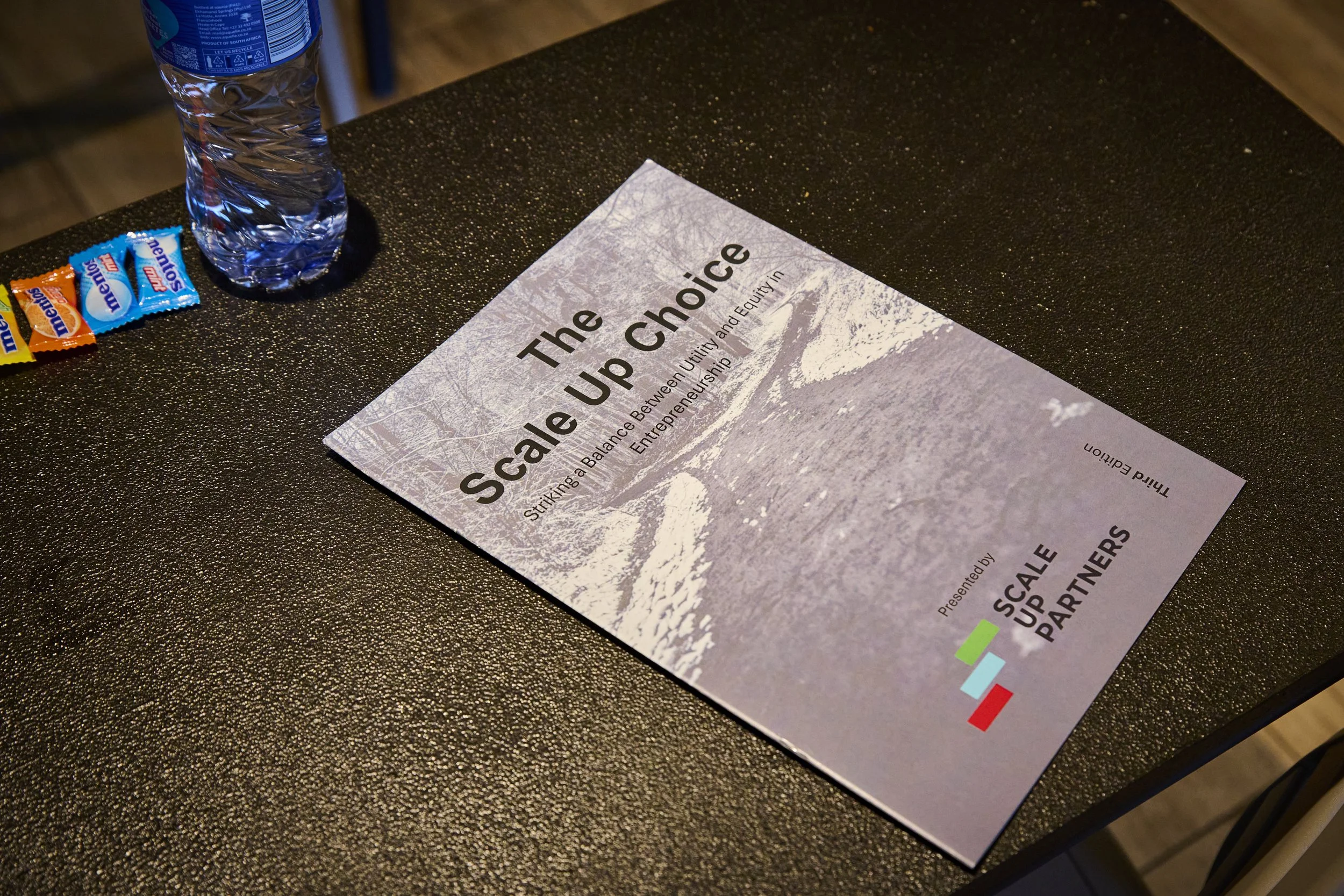 Scale Up Partners business growth workshop in Cape Town, May 2025 – keynote presentation session