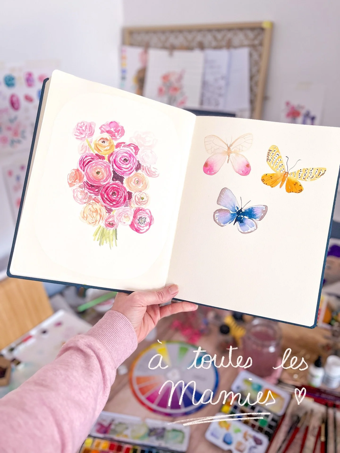 🩷 &Agrave; celles qui sont toujours chez elles avec ou sans Papy, celles qui vivent &agrave; la maison de retraite, celles qui habitent chez leurs proches, celles qui travaillent, celles qui gardent et s&rsquo;occupent de nos enfants, celle qui sont