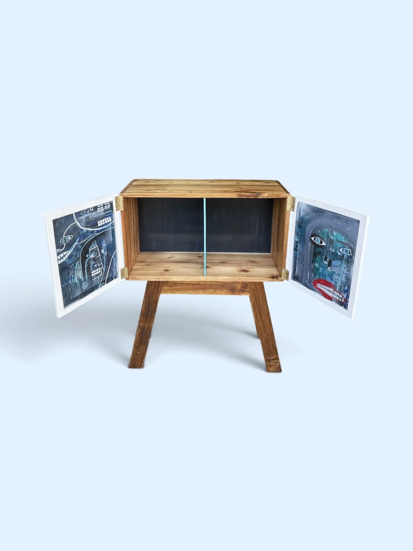 High end handmade hardwood utility cabinet for sale in South Africa