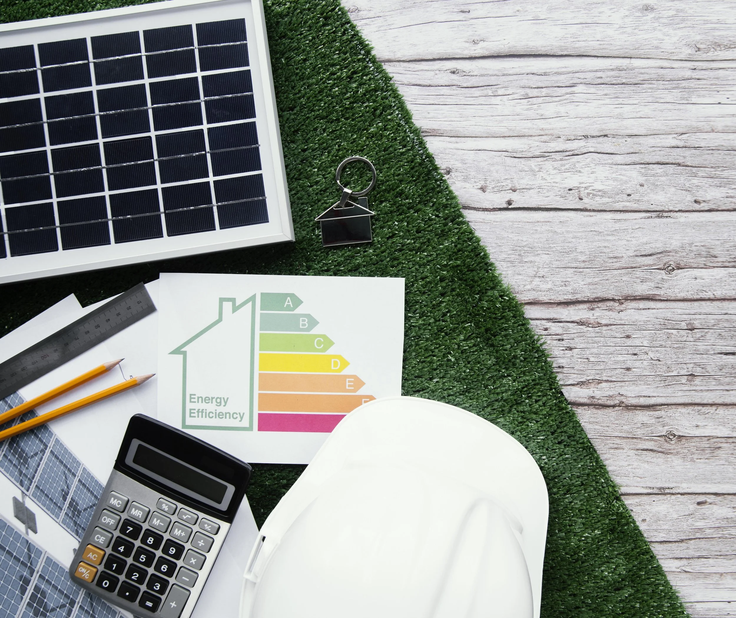 EPC (energy performance certificate) services with further retro fit advice.