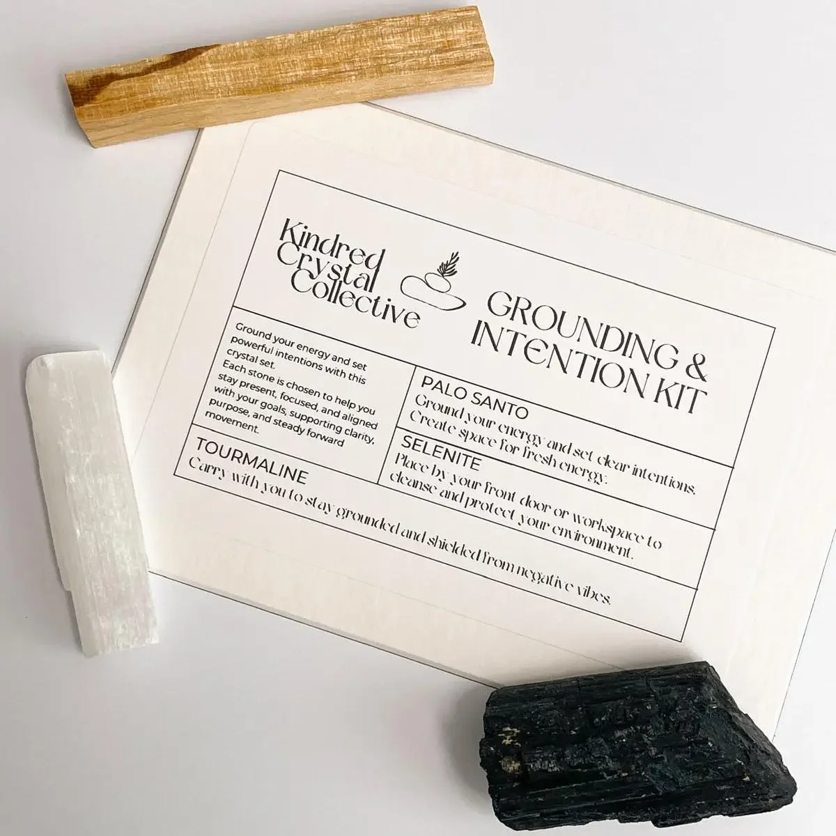 Kindred Crystal Collective Grounding & Intention Kit
