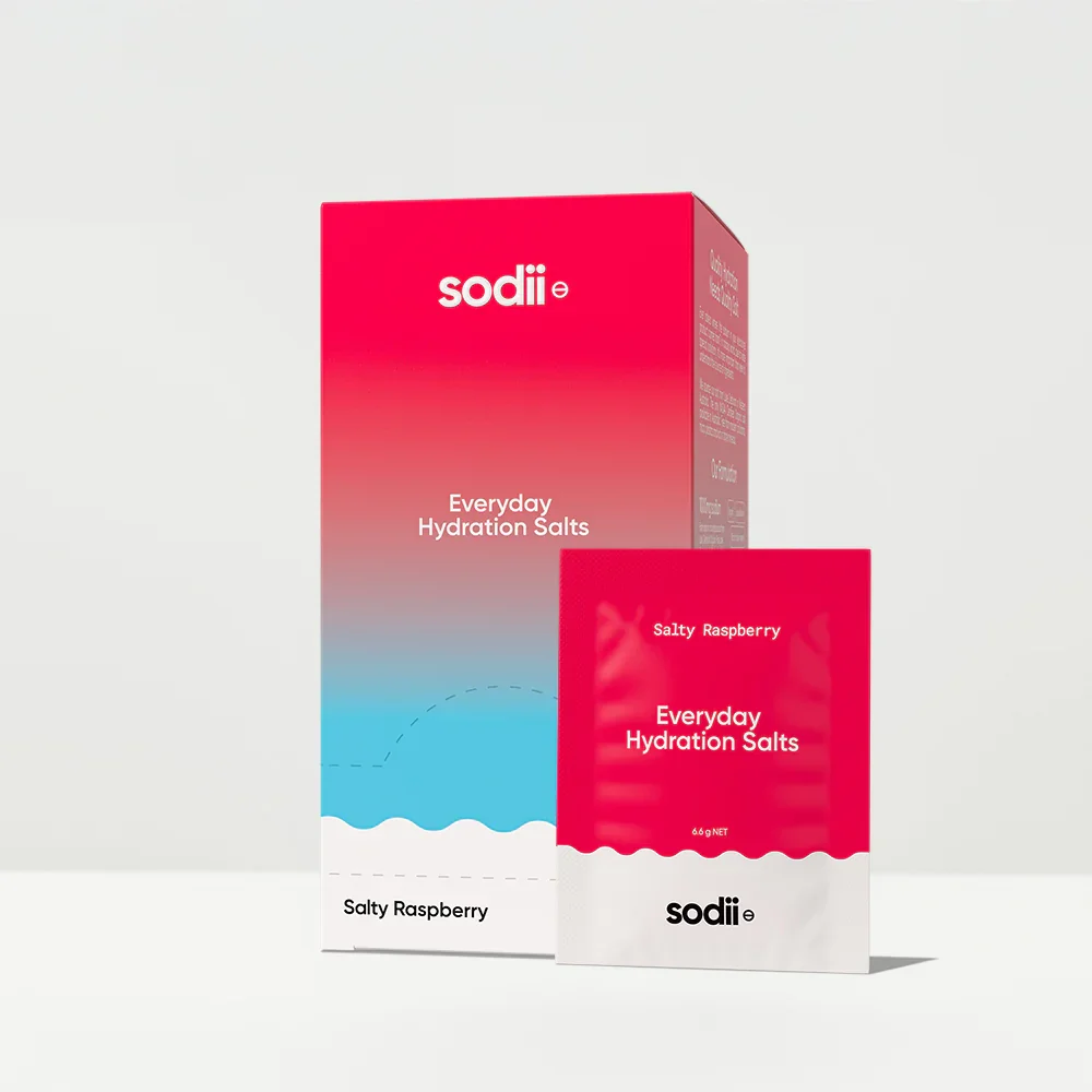 Sodii Hydration Raspberry Flavoured Everyday Hydration Salts 30 serves