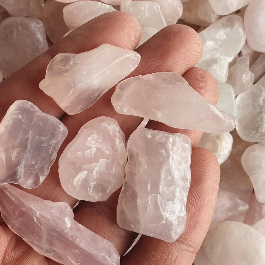 Aus Crystals Freeform Tumbled Rose Quartz (Small)