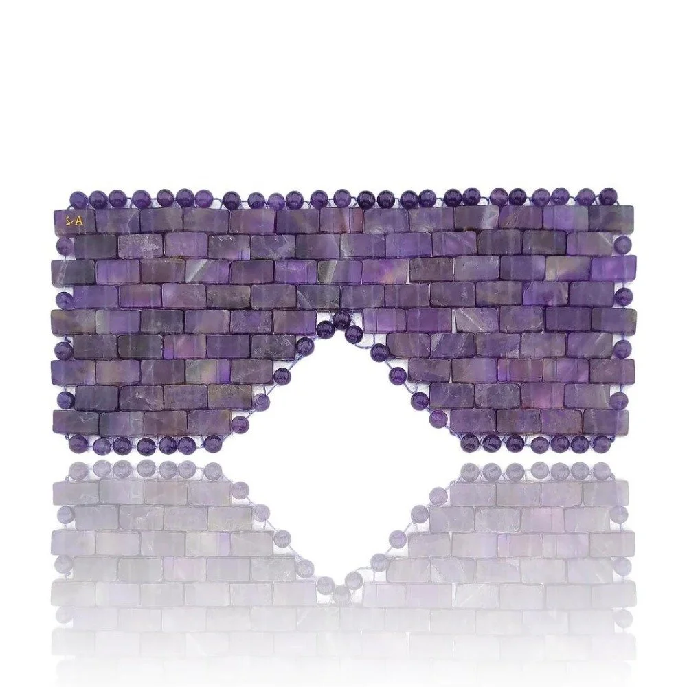 The Vellora Method Amethyst Crystal Eye Mask