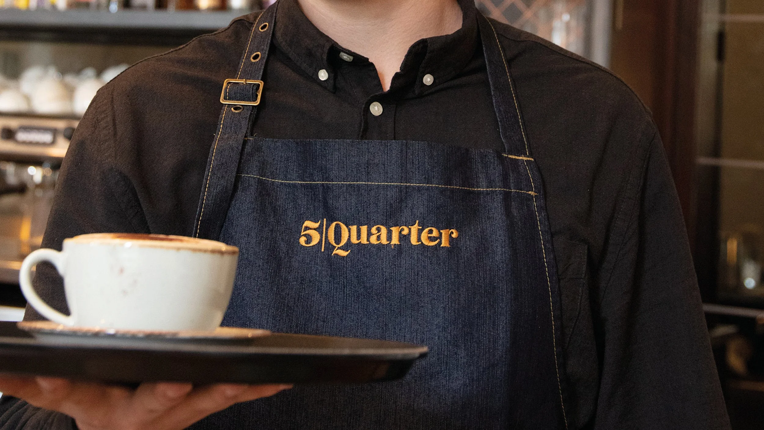 Café bar branding<br><span style="font-size:75%;">The Common Room</span></p>