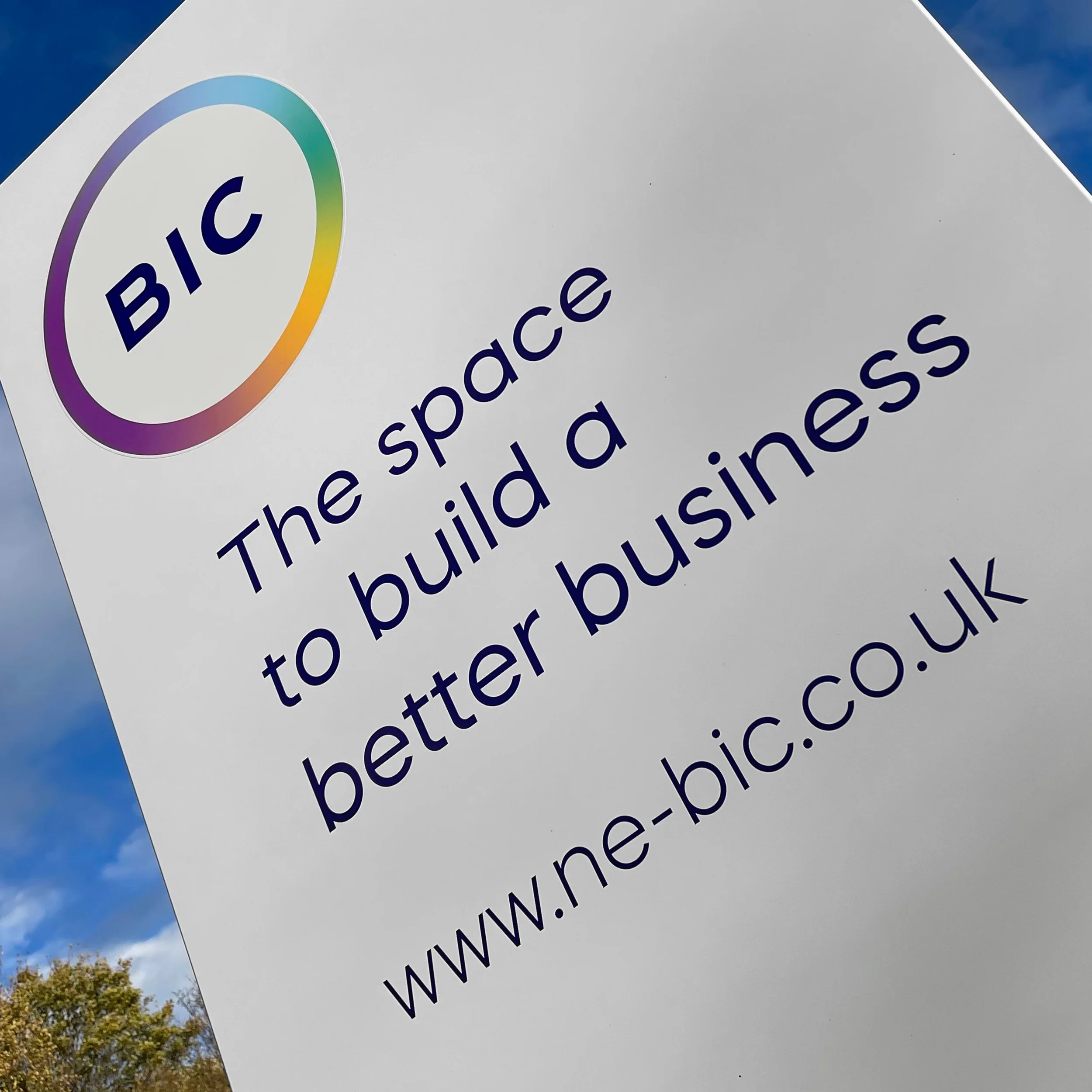 BIC Sunderland Car Park Entrance Sign