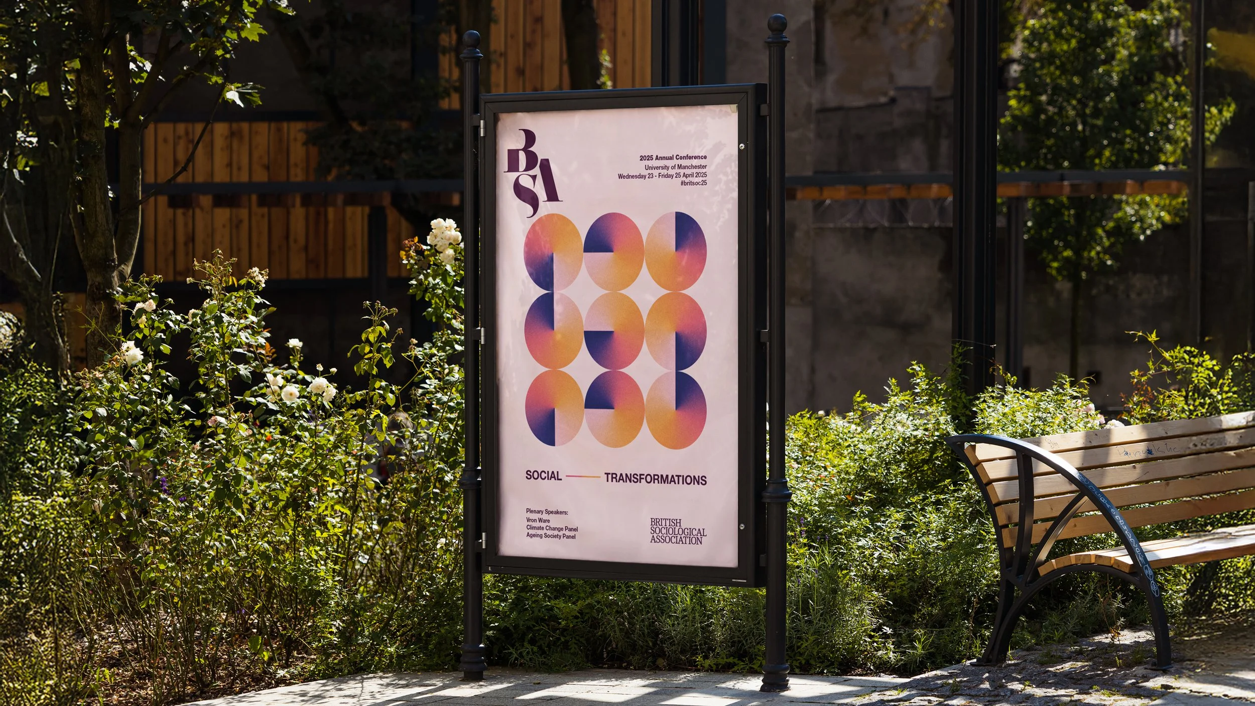 Out of home bust stop poster design