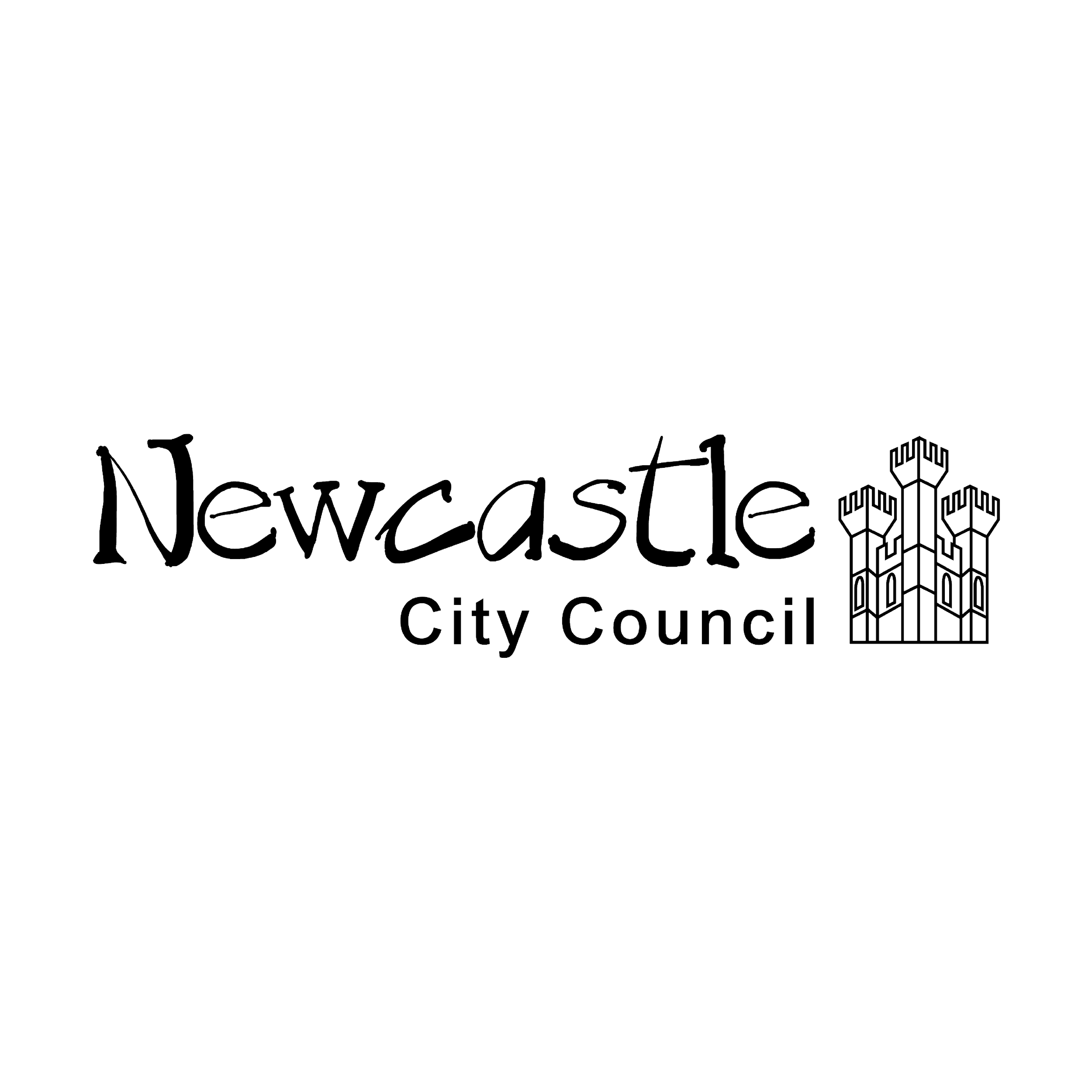 Logo of Newcastle City Council with stylized castle tower graphic.
