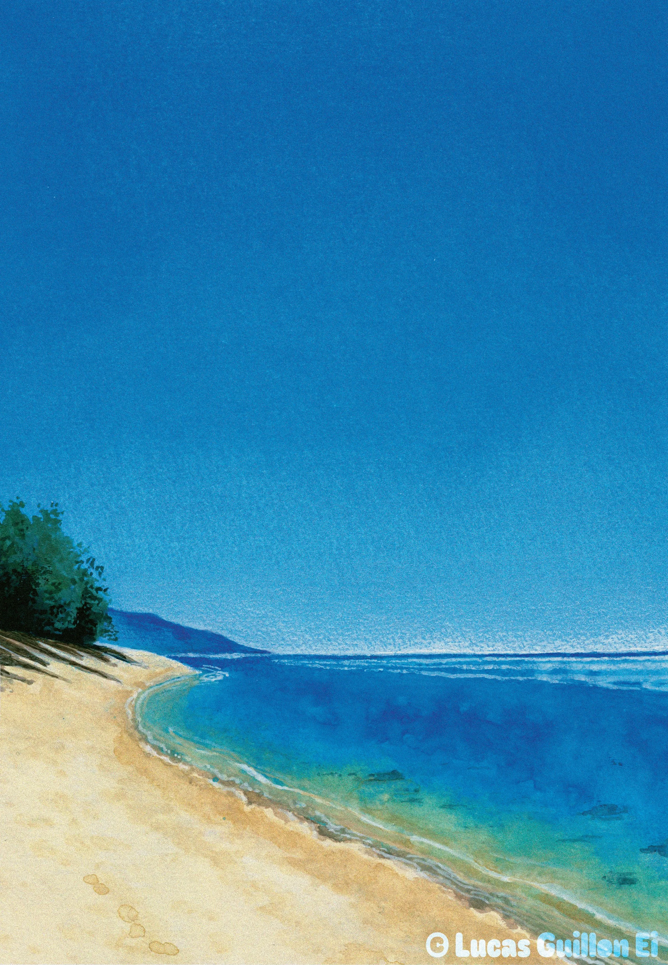 La plage paradisiaque