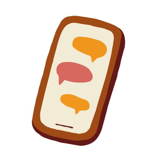 Illustratie symbool voor contact op te nemen met loopbaancoach Marjolijn van Iersel Amsterdam