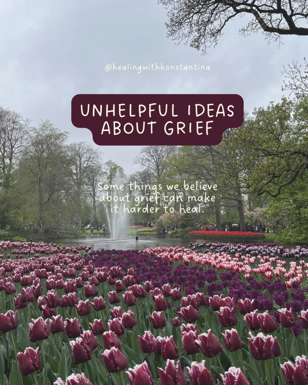 Grief is surrounded by a lot of quiet rules people think they have to follow.

&laquo;You should cry.&raquo;
&laquo;You should talk about it.&raquo;
&laquo;You should move on after a certain amount of time.&raquo;

But grief doesn&rsquo;t work like t