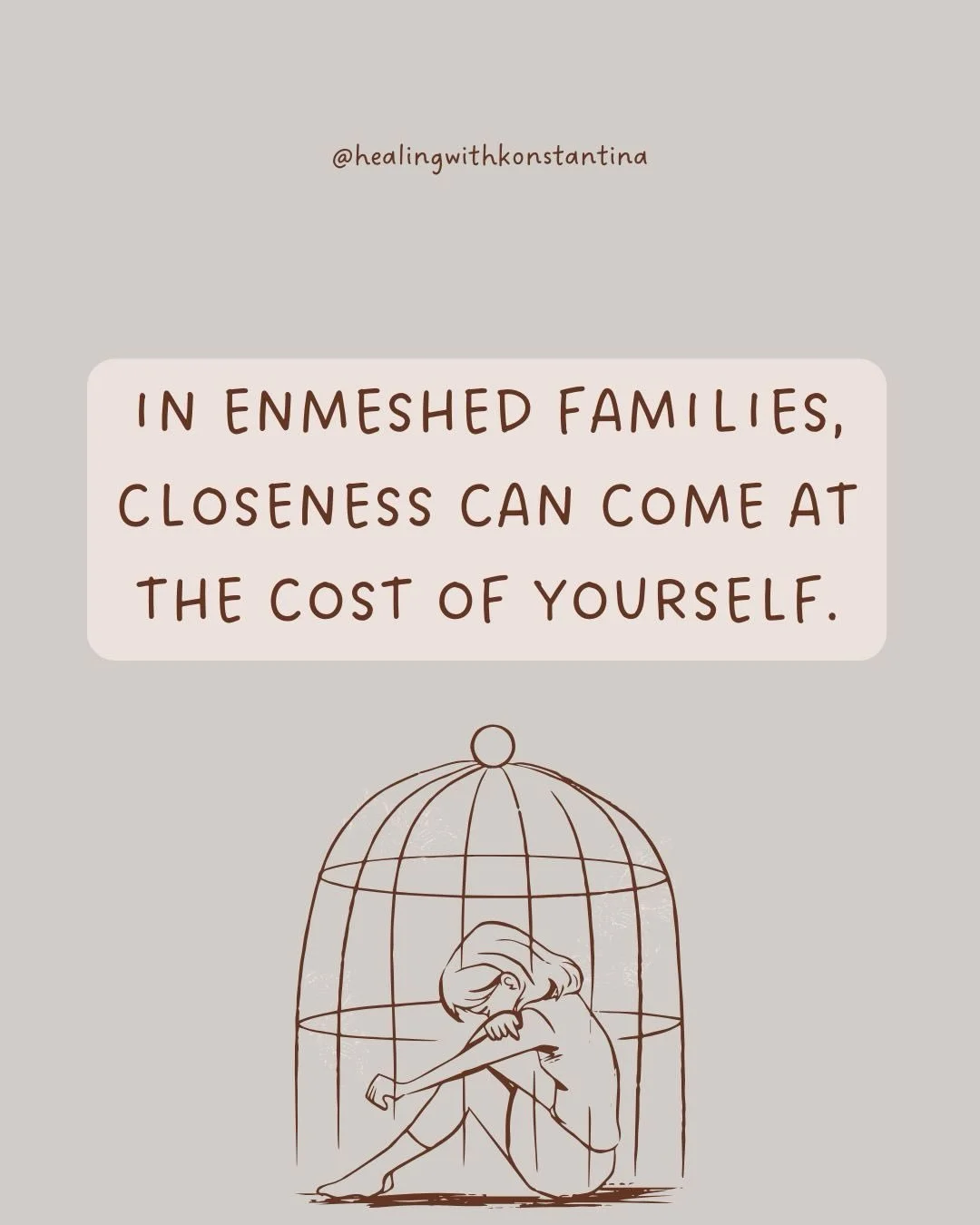 &ldquo;What do I actually want?&rdquo;

If you grew up in an enmeshed family system, that question can feel surprisingly difficult to answer.

The thing is that not all enmeshed families look unhealthy from the outside. They can look loving, close, l