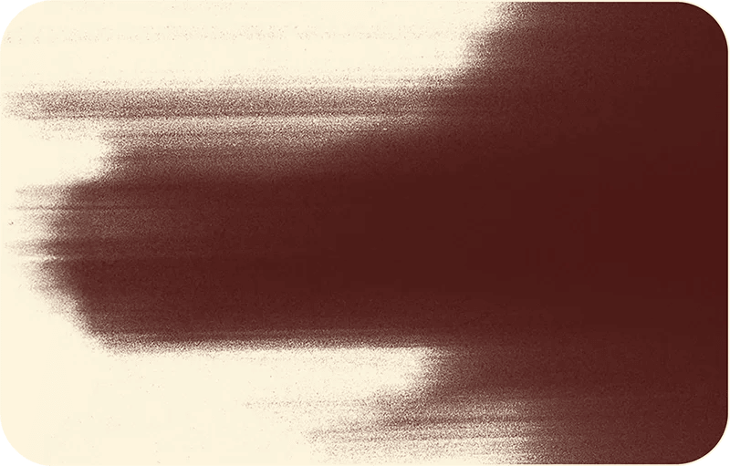 Abstract artwork with horizontal brown and cream streaks.