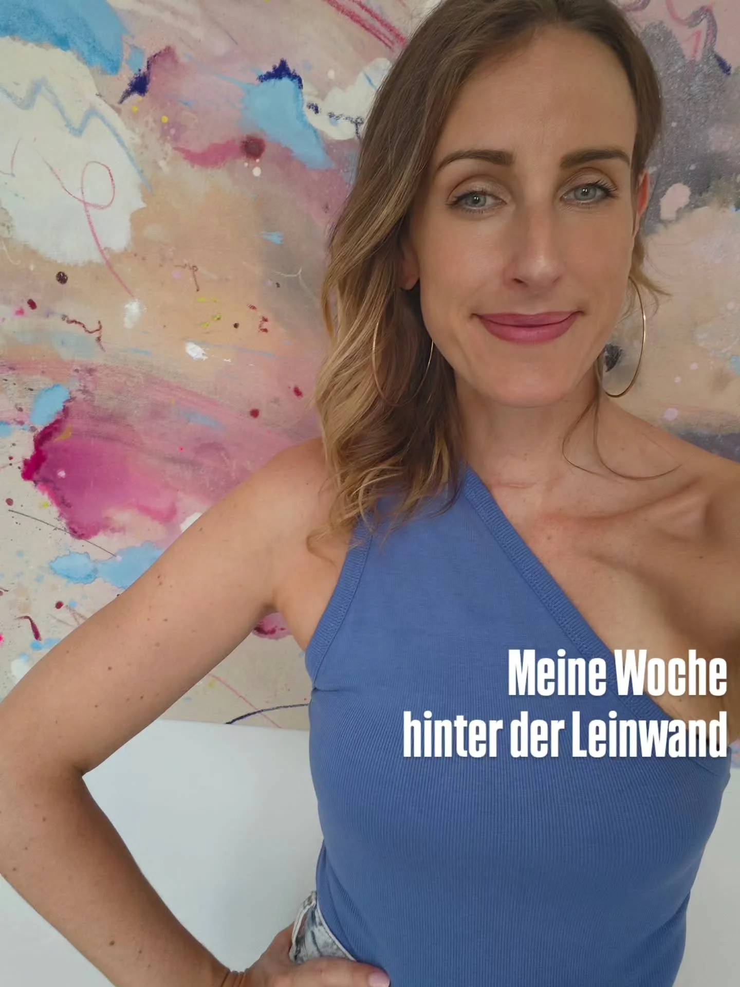 Meine Woche hinter der Leinwand: 
zwischen V.I.P. Besuch &amp; Sonnenlicht bestaunen - hier sind ein paar der glitzernden Highlights meiner vergangenen Tage. :)

#ContemporaryArt #studiovibes #behindthecanvas #abstractcontemporary #abstractart