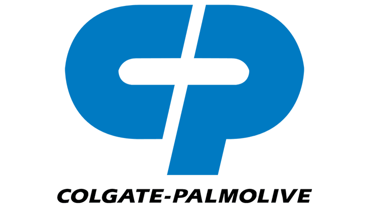 Colgate-Palmolive logo with a stylized blue 'CP' and the company name underneath.