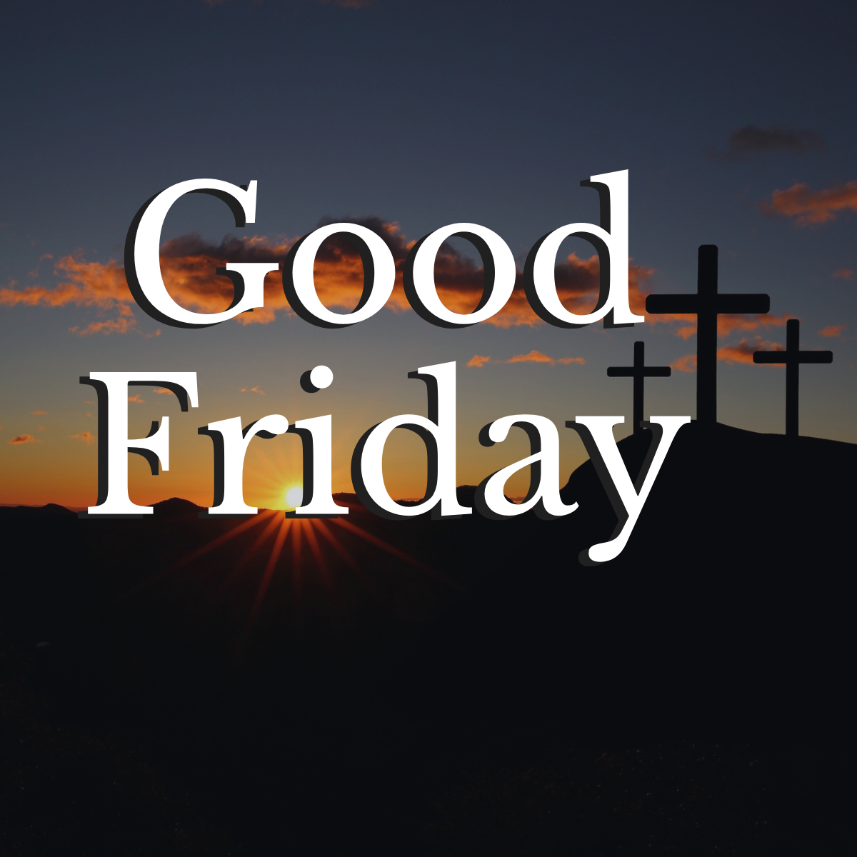 Good Friday service