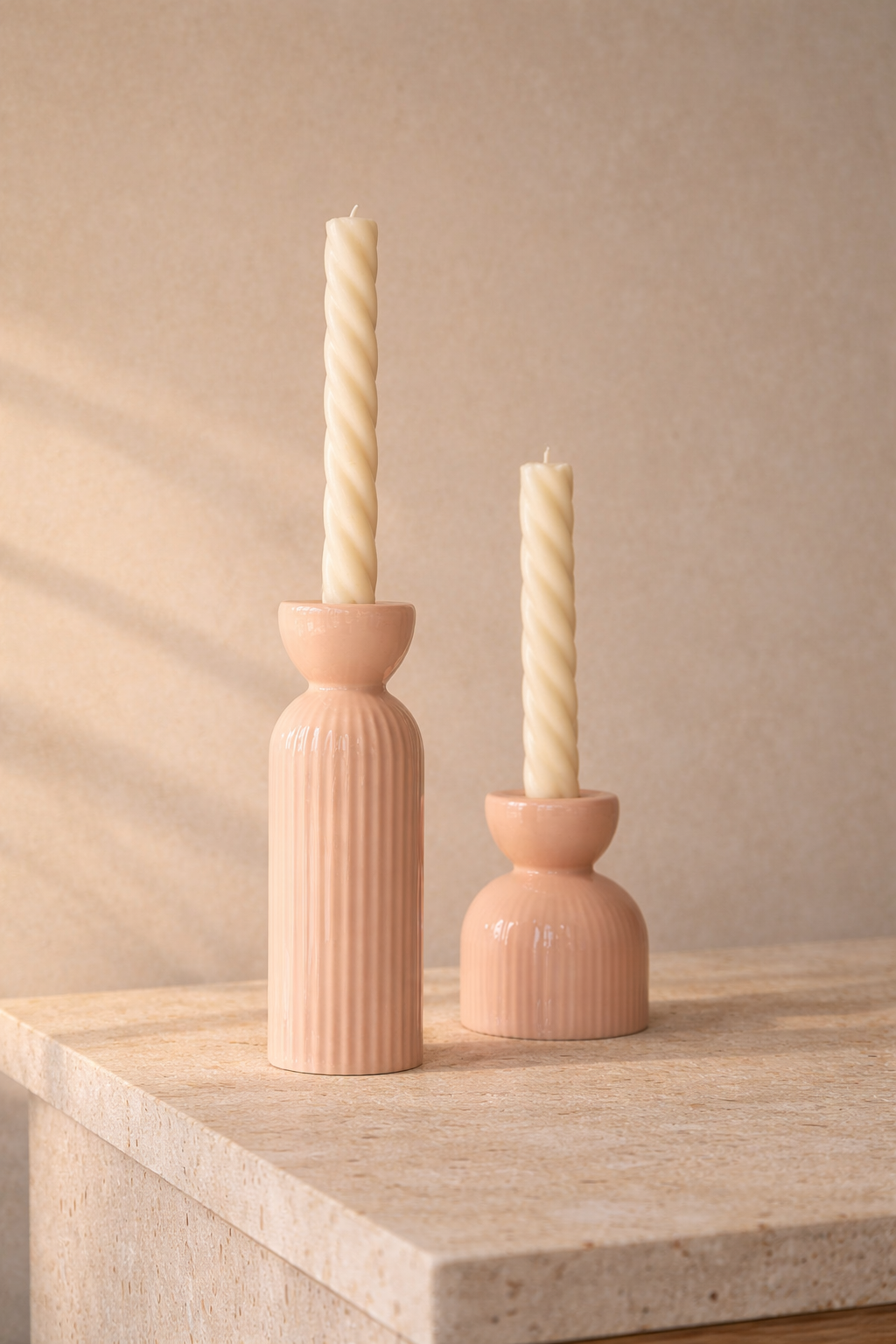 Bougeoir Aro M poudré