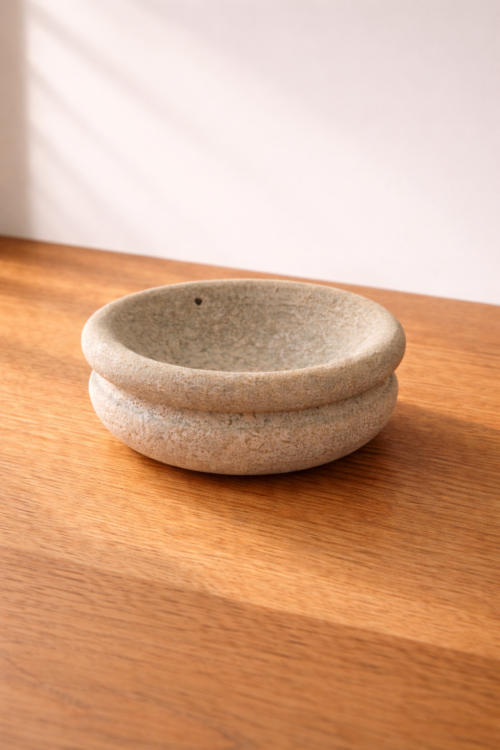 Porte encens en céramique portugaise Lume II fait main