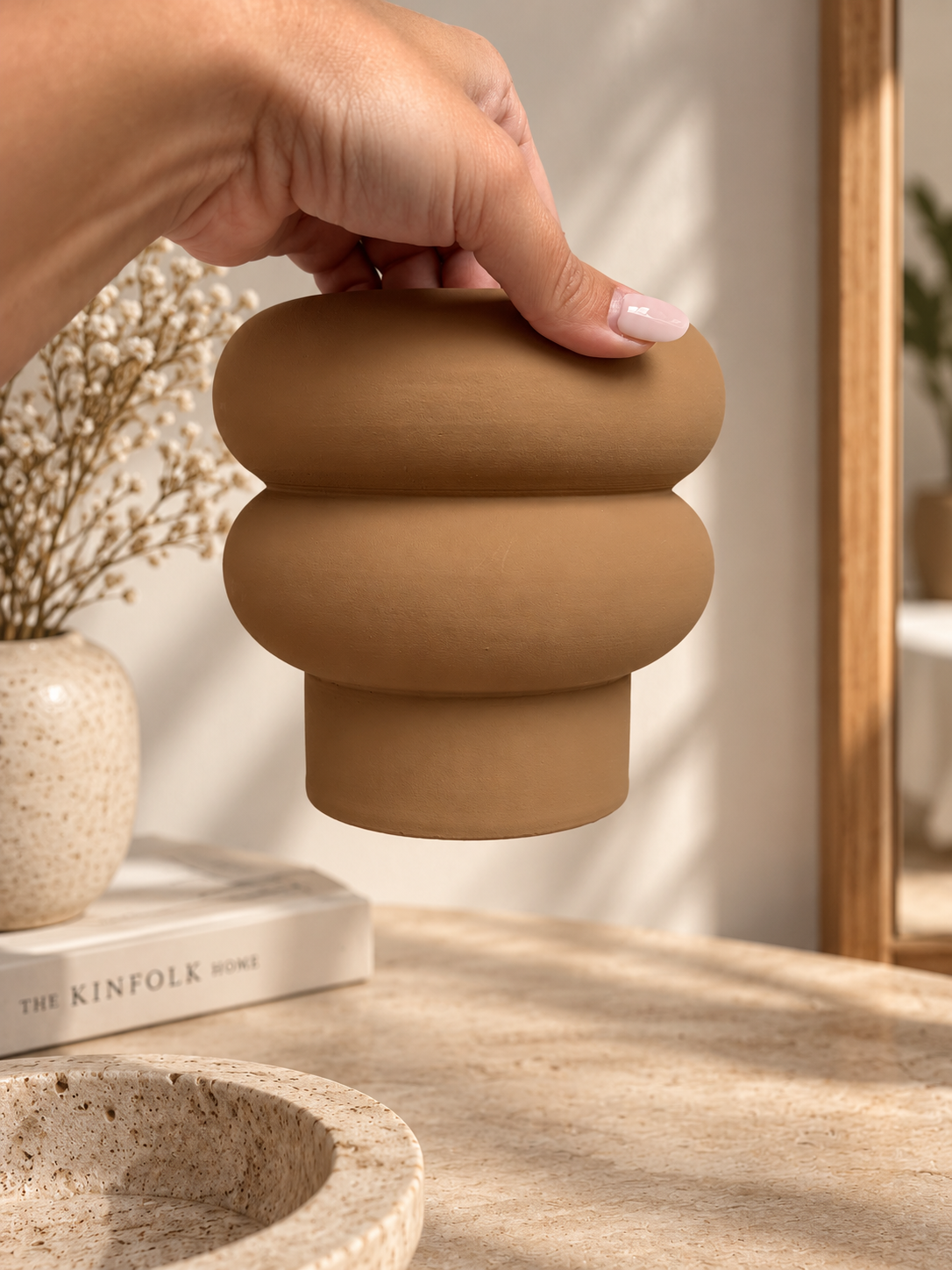 Vase Onda Tabac