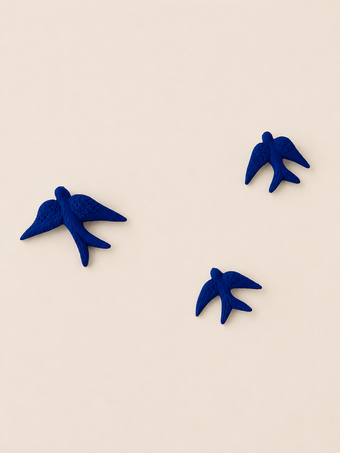 Lot de 3 Andorinhas Cobalt