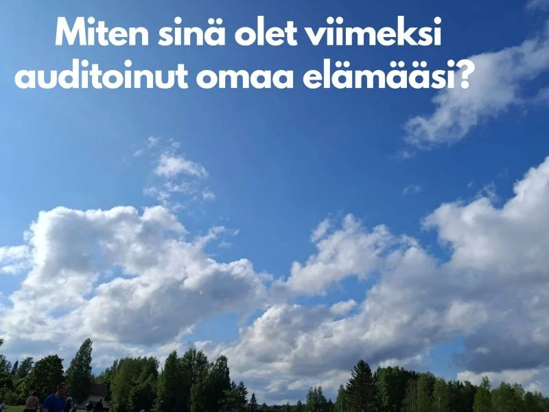 Oman elämän auditointi