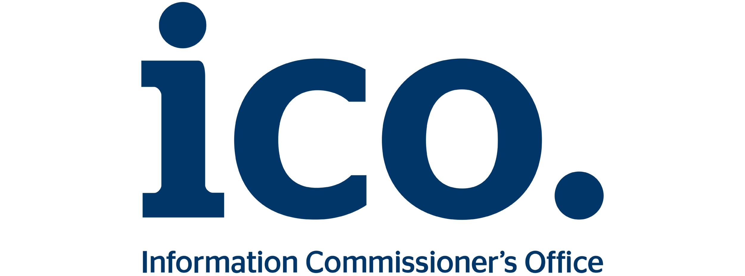 Logo of the Information Commissioner's Office with the text 'ico. Information Commissioner's Office' in blue.