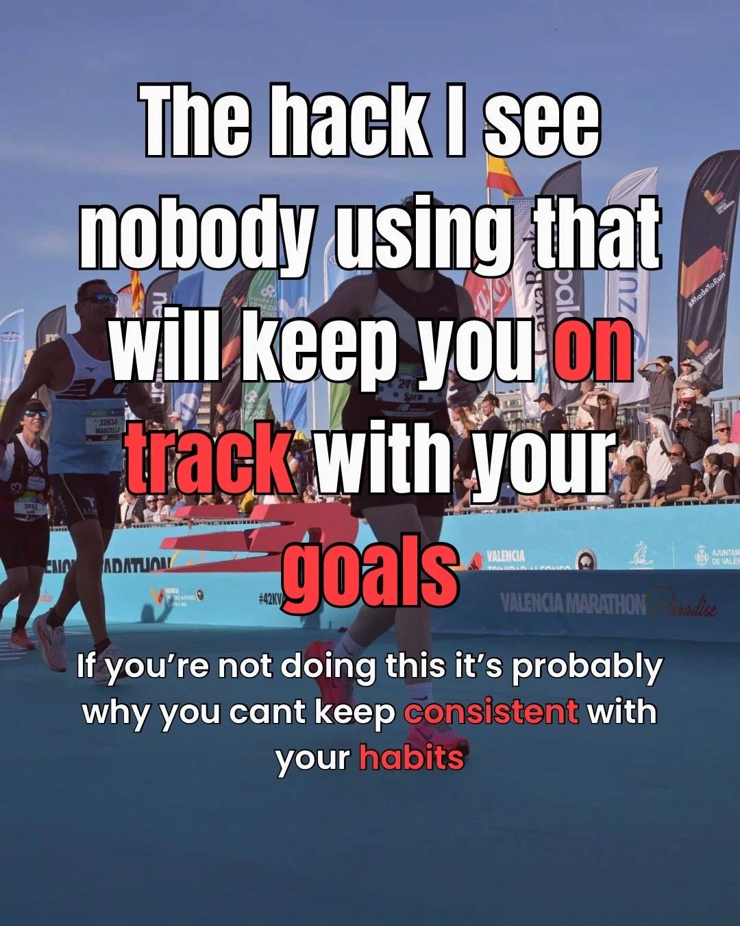 Sticking to a calorie deficit can be hard. Not skipping workouts (especially this time of year) can also be hard.
This one hack will help you stay consistent. Consistent small efforts are where the compounding magic happens to stay on track and hit y