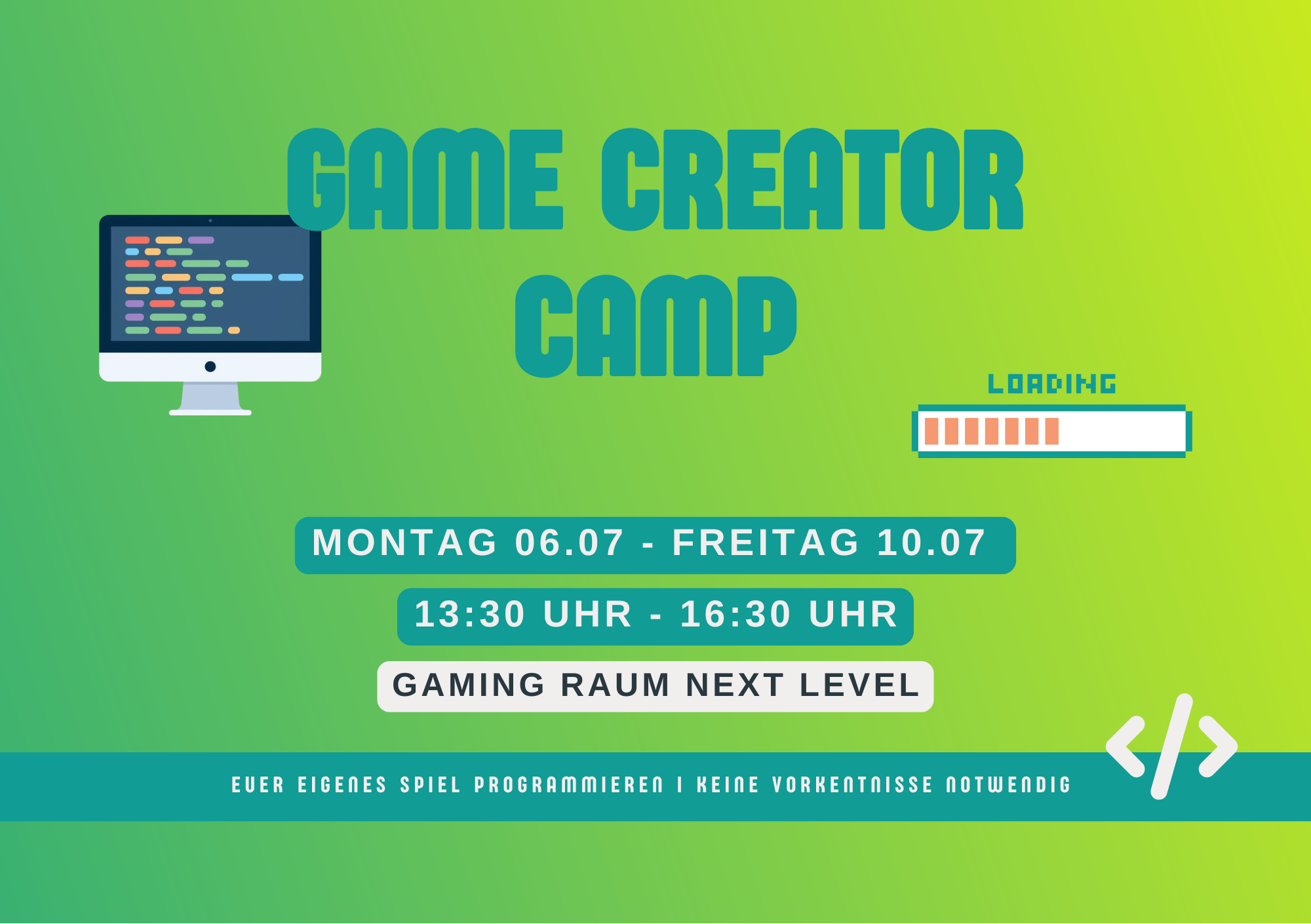 Game Creator Camp
