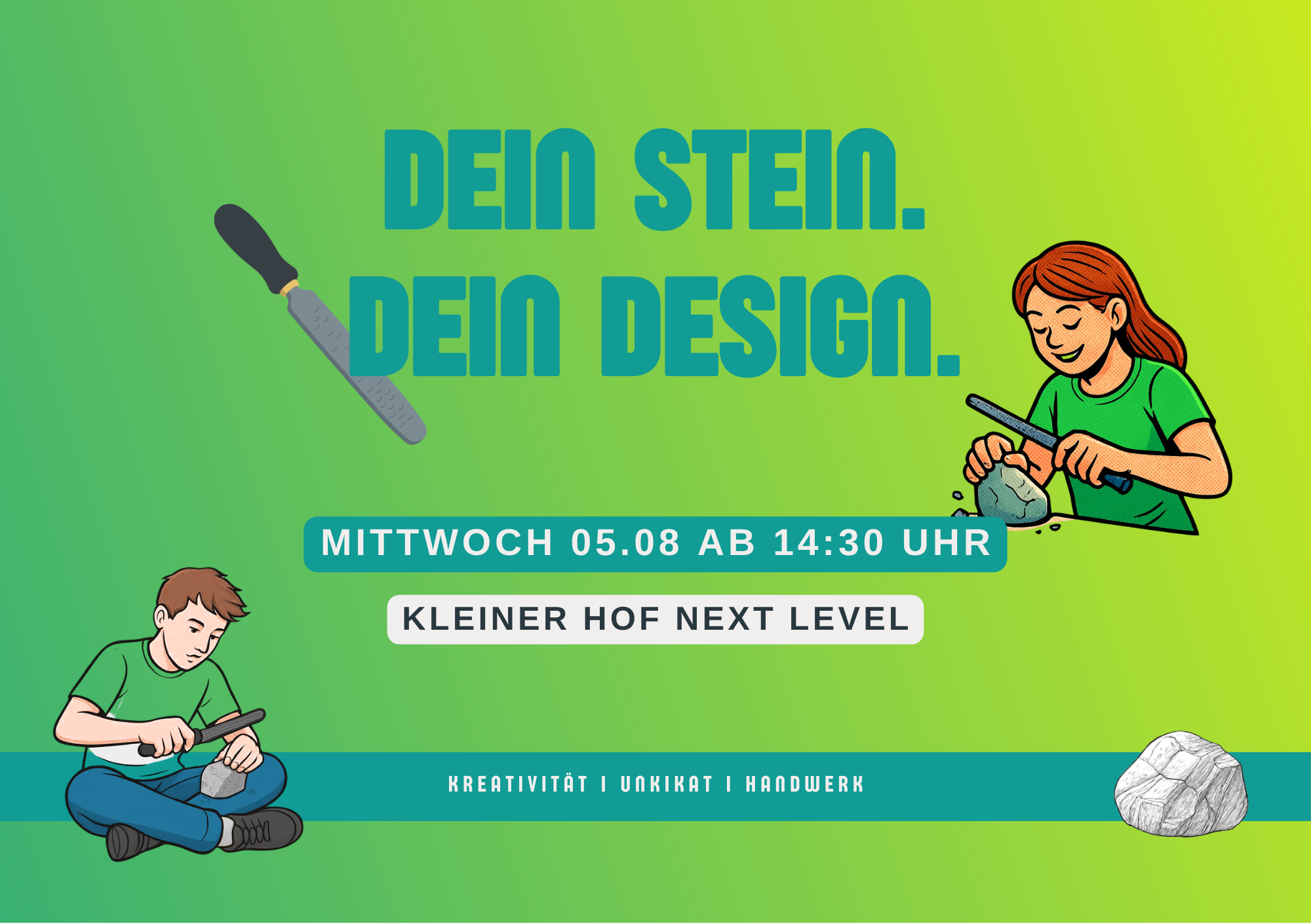 Dein Stein. Dein Design.