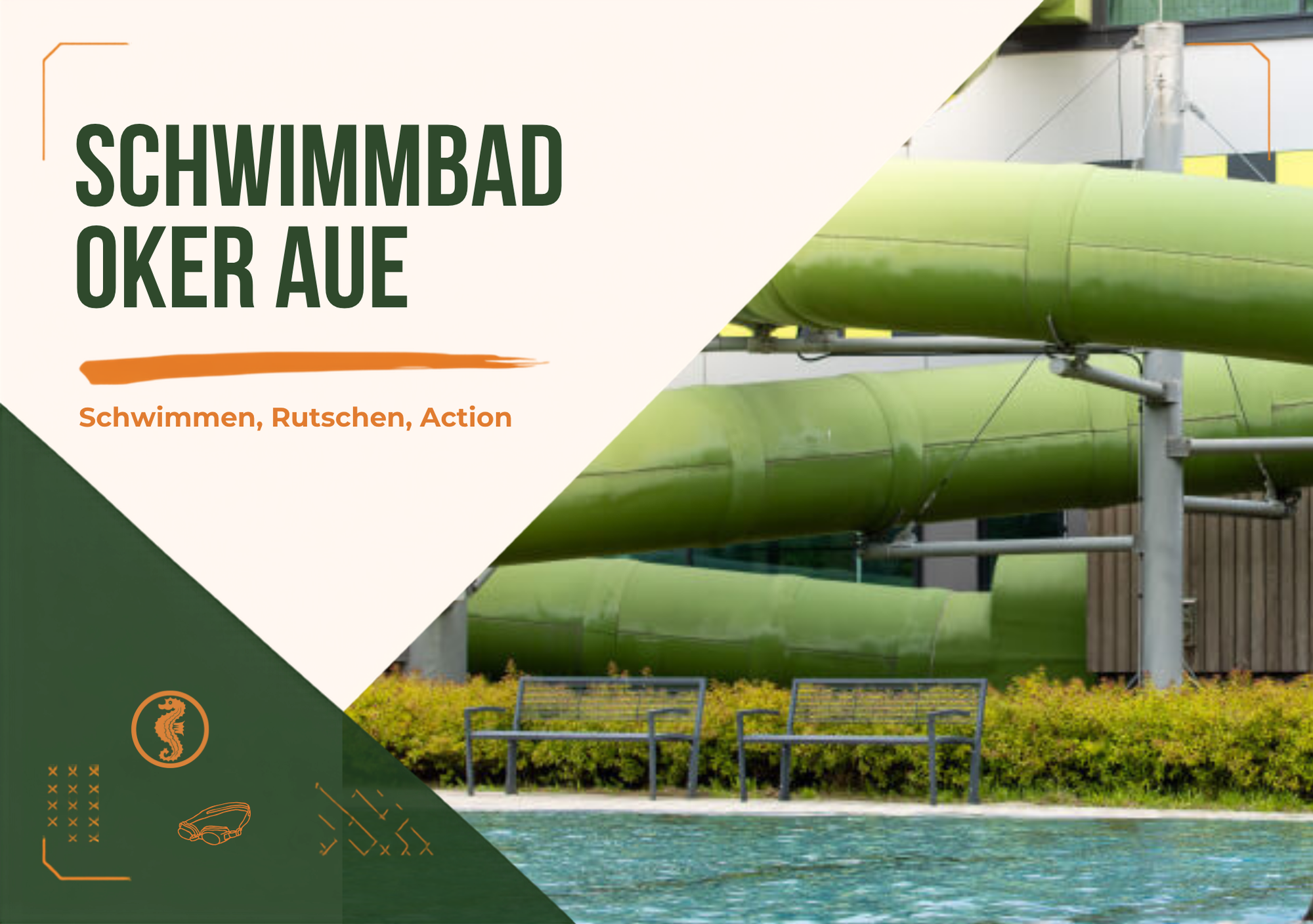 Schwimmen in der Oker Aue Wolfenbüttel
