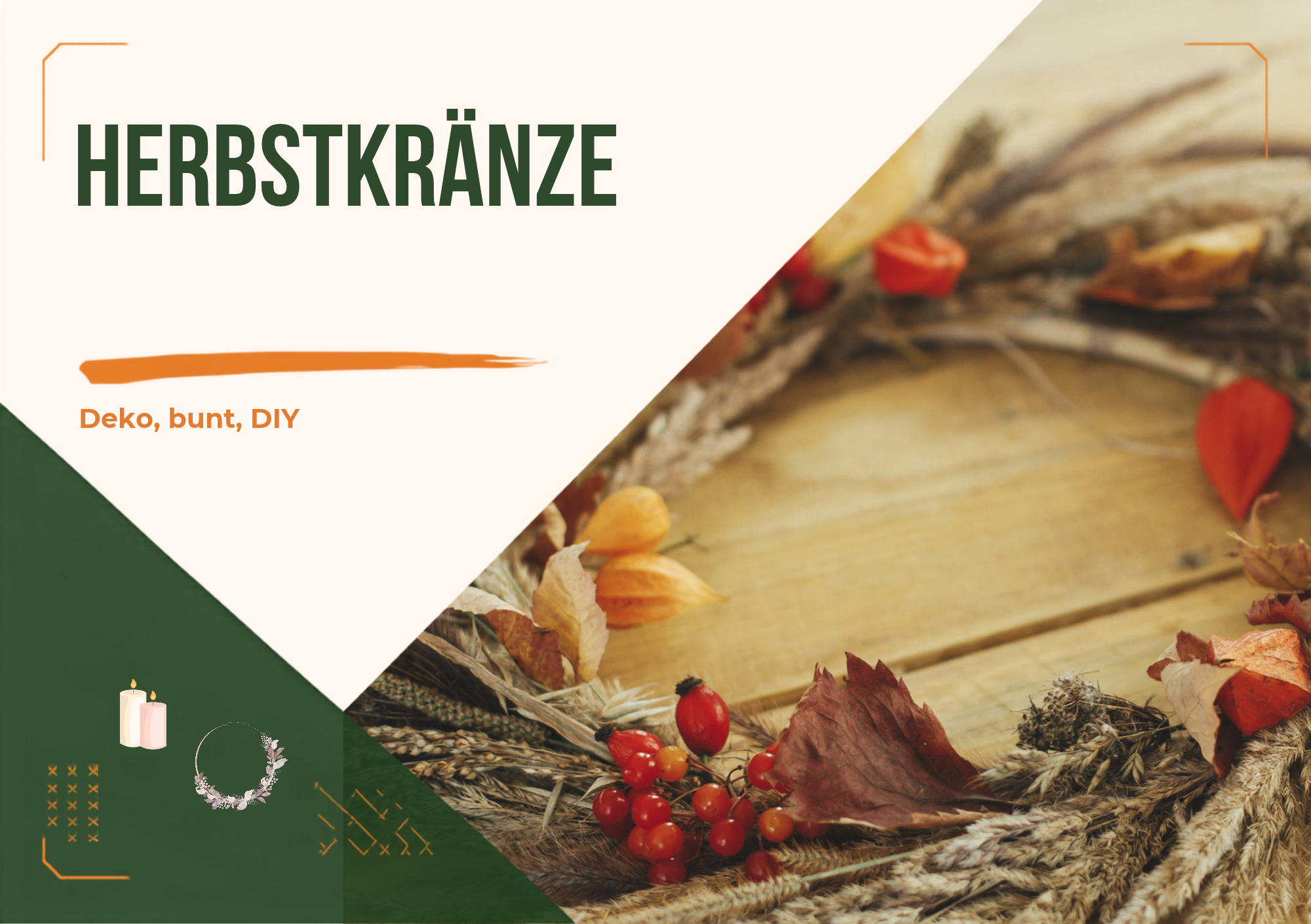 Herbstkränze