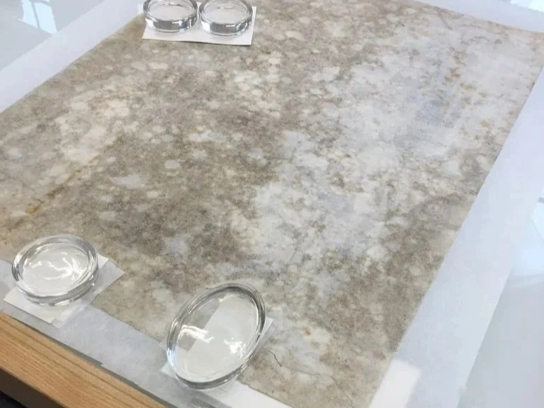 Rester från upplimning