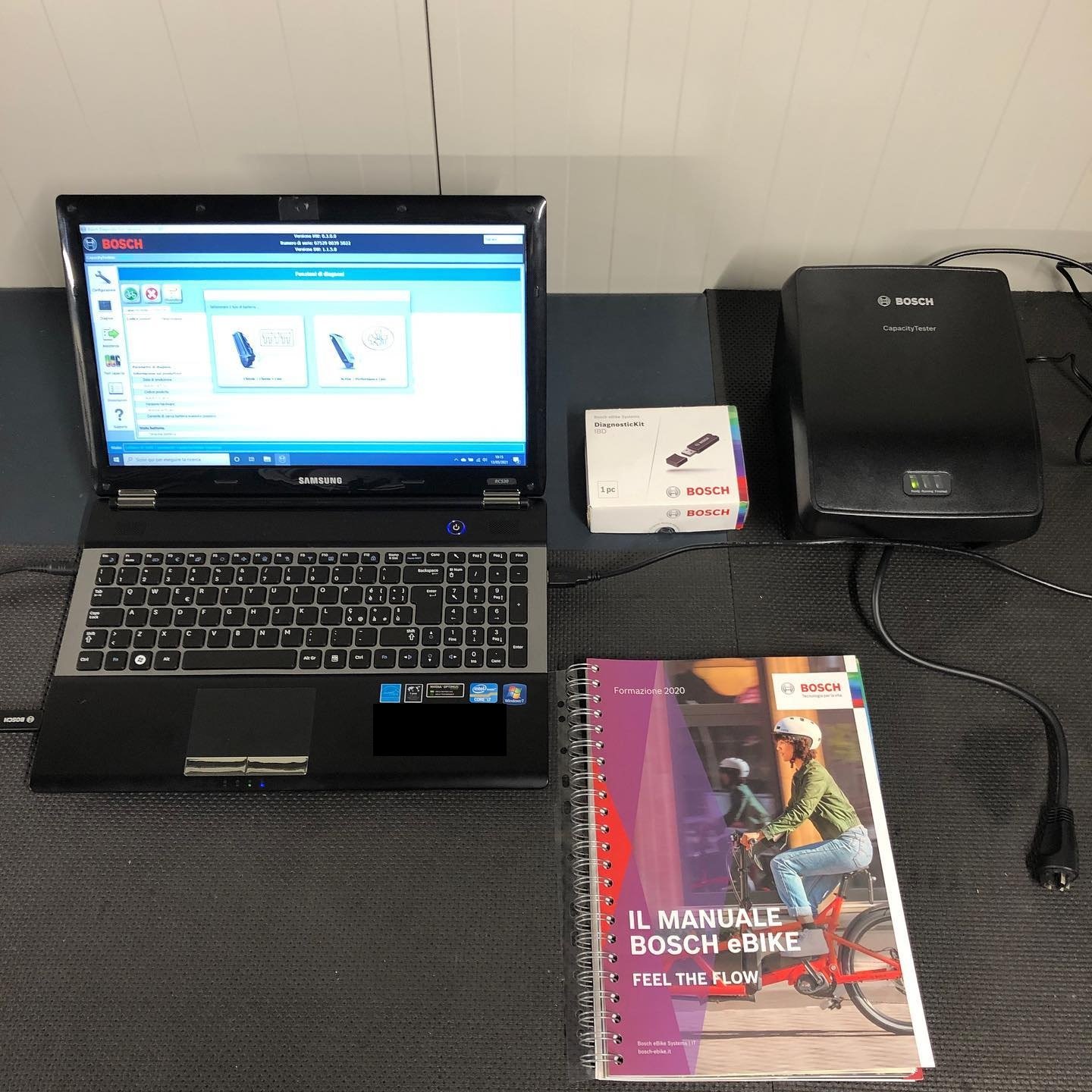 Diagnosi bici elettriche e test batterie Bosch