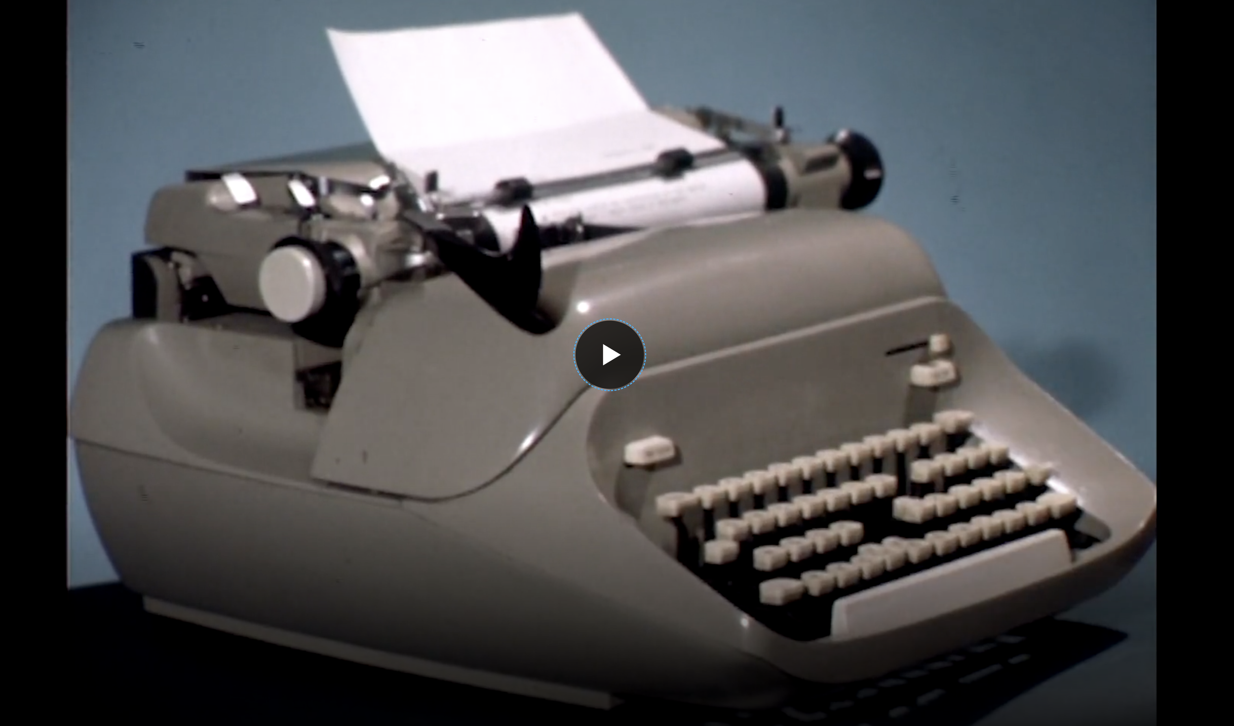 A mission statement: not a memo, a mission statement.