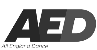 AED logo with the words "All England Dance" underneath.
