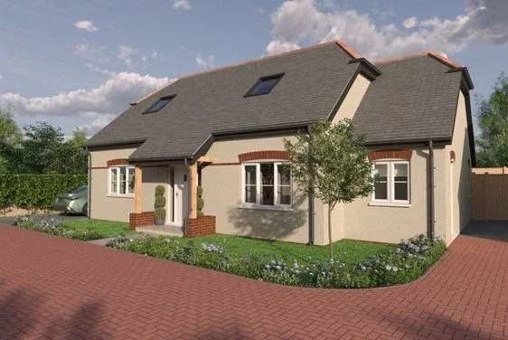 CGI of residential construction project in Marlborough Wiltshire by local builder