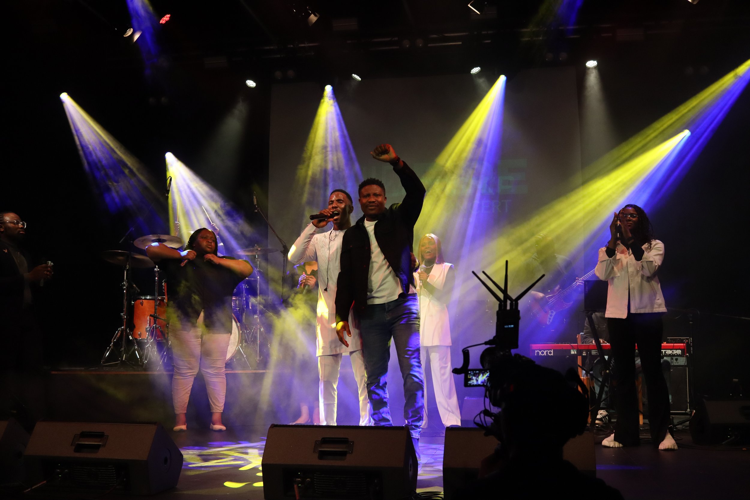 Album launch concert streamed to client's YouTube globally