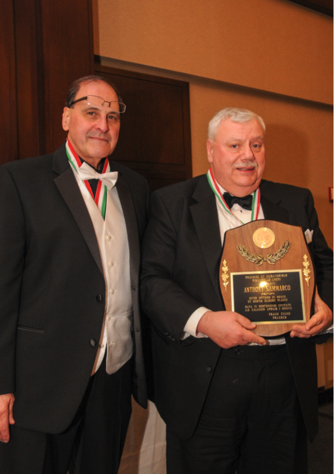 President Frank Ciano and Anthony Sammarco