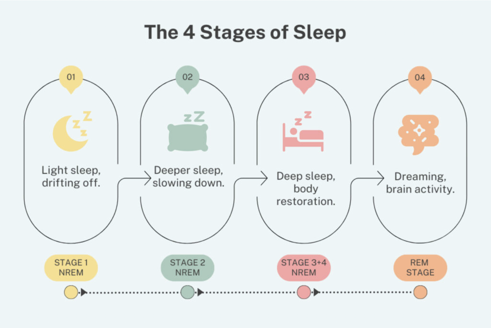 4 stages of sleep