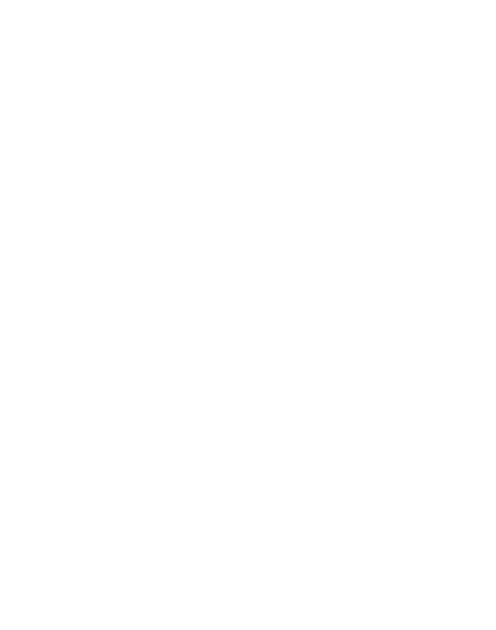 A stylized white floral emblem inside an oval frame on a black background.