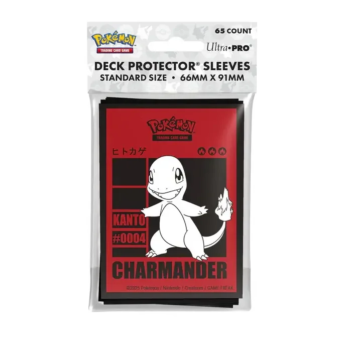 Charmander (Glumanda) - Ultra PRO Deck Protector® Sleeves (65 Hüllen) für Pokémon
