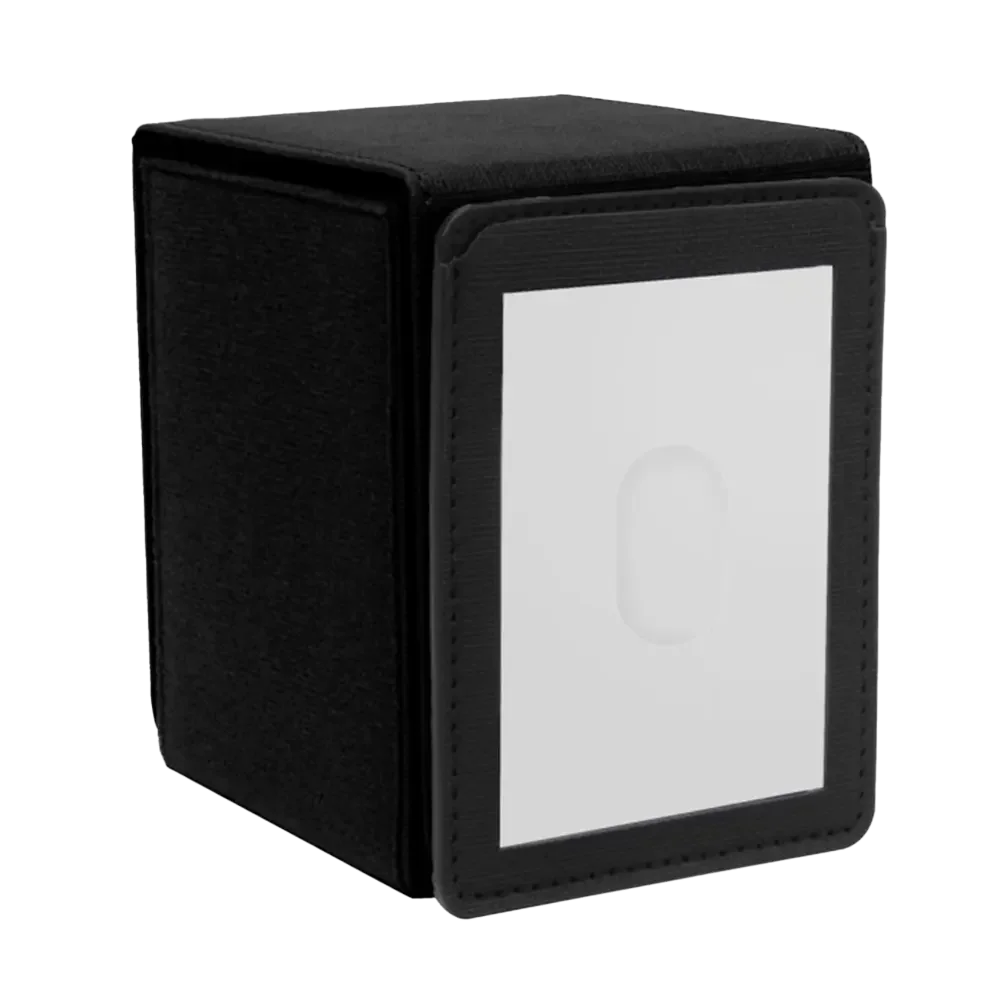 Patchcraft™ Alcove® Flip Deck Box – Black (Ultra PRO) 02.webp