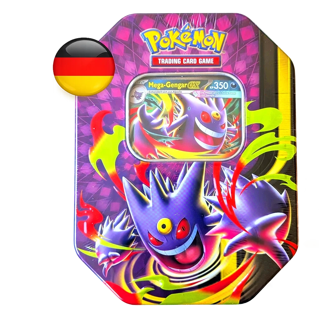 Pokémon-Sammelkartenspiel – Tin-Box Mega-Mondschein: Mega-Gengar